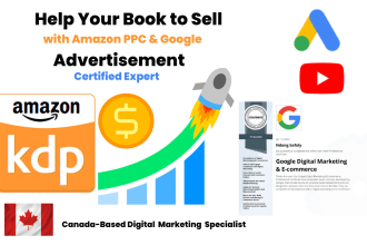 promote your book advertise KDP on amazon PPC and google ads for fast sales