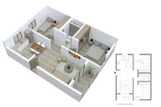 diseñaré planos arquitectónicos en 2d y 3d