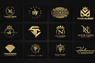 do modern minimalist and luxury logo design