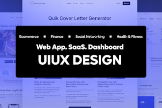 do modern saas UI UX dashboards and web app UI UX design in figma