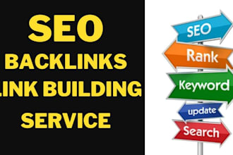 offer SEO backlinks link building service
