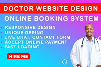professional website design for doctors, hospitals clinics