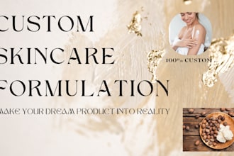 formulate custom skincare products for your brand
