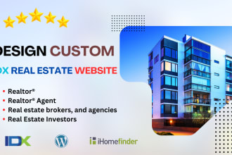build custom mls idx real estate website