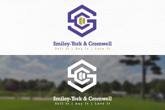 design expert logo for property, realty, or construction