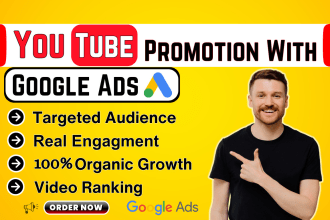 do organic youtube video promotion with google ads