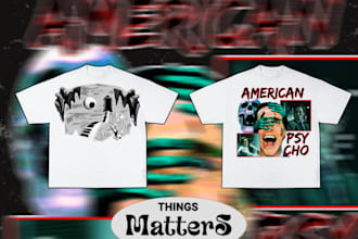 design edgy streetwear t shirt for clothing brand