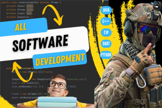do java, c sharp, c, cpp, python, dart programming