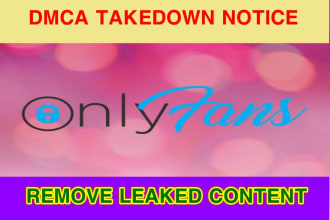 remove your leaked onlyfans content under dmca