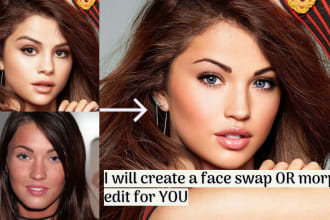 do face swap or morphing edit