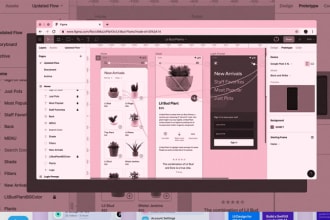 design mockup on figma