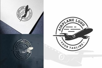 create professional and unique airline logo design for you