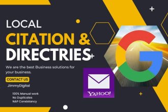 do 300 USA local citation and directory submissions