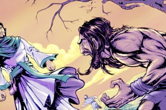 draw a comic book illustration