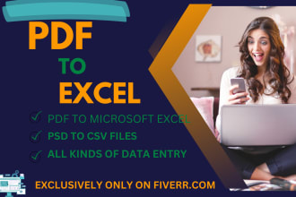 convert pdf to excel quickly