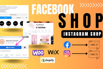 set up facebook shop instagram shop