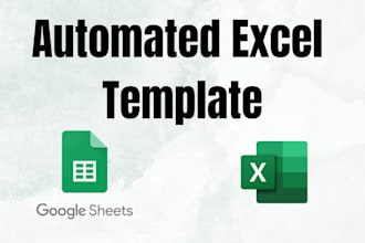 design excel template for your personal and business use
