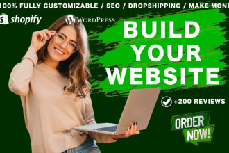 do a profession website for you