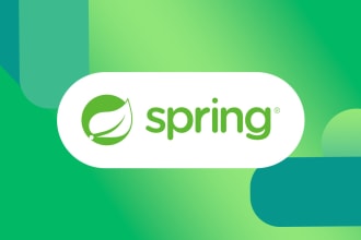 develop web application using java spring