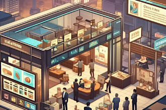 create 2d management and cooking games for you