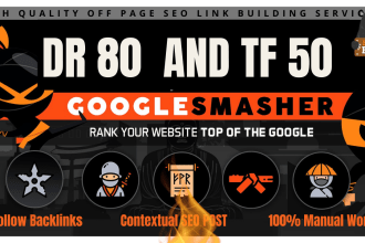 provide high DR 80 and tf 50 dofollow offpage SEO baklinks for poker sites