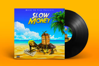 design mixtape album single or cd cover art for music