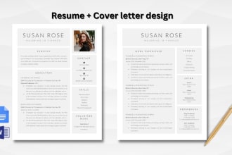 design and write your resume, cover letter and optimize your linkedin profile