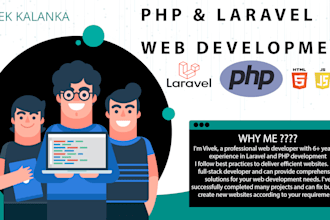 develop web applications in laravel