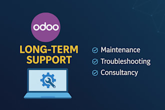 provide long term odoo erp support, maintenance