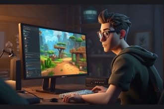 be your unity game developer, reskin unity game, reskin UI, bugs fix