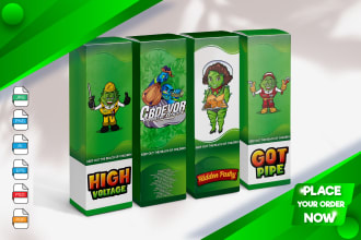 design weed box, cannabis packaging, mylar package designs