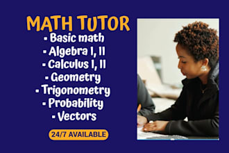 tutor elementary, middle, and high school math