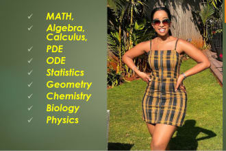 tutor you basic math, algebra, calculus, trigonometry, statistics, and geometry