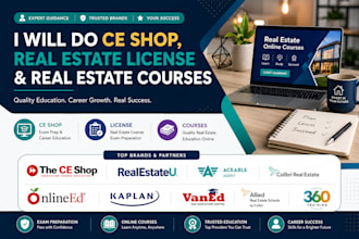 do ce shop, real estate license, real estate courses and continuing education