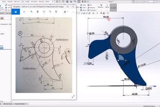 design 3d cad models and parts for 3d printer