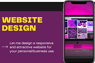 design an interactive website for you