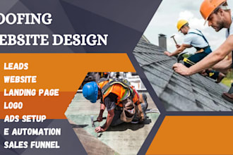 design roofing website handyman website hvac site  plumbing website