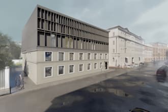 redesign your building and create photoshop or 3d renderings realistically