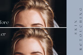 do skin retouching on your photos
