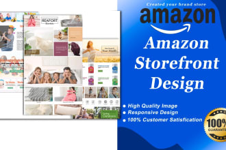 build professional amazon storefront and brand store design to boost your sales