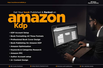 format, publish, promote your book on amazon and kindle KDP