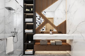 create luxurious 3d renderings and layouts for your bathroom