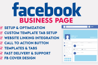 create and setup facebook business page