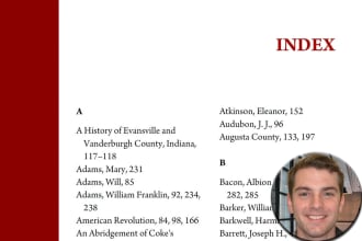 create your back of book index