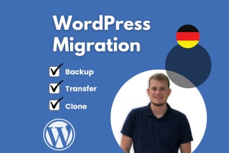 migrate wordpress website or move, transfer and backup