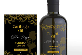 do modern professional luxury product label design