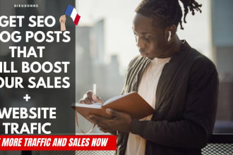 write you a sales and SEO optimized blog post in french
