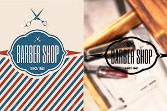 create barber logo design