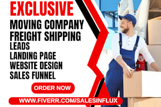 generate moving company logistics shipping freight auto transport moving leads