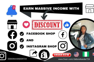 create facebook marketplace, instagram and tiktok shop, google ads